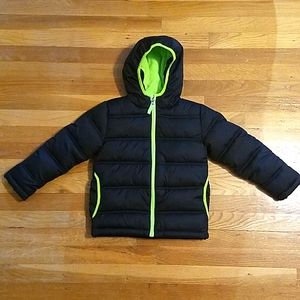 Boys Black Puffer Jacket